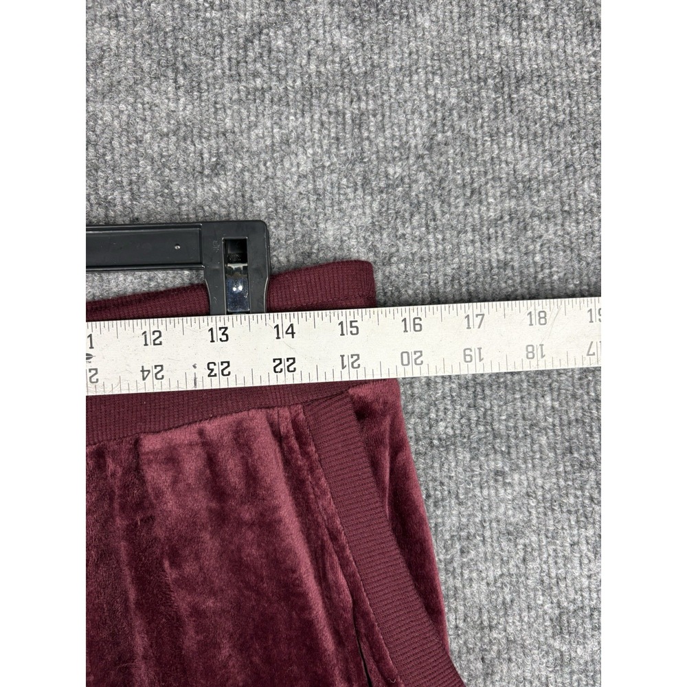 Felina Women's L Velour Hoodie Jogger Set Burgundy New No Tags Tried On - Picture 10 of 13